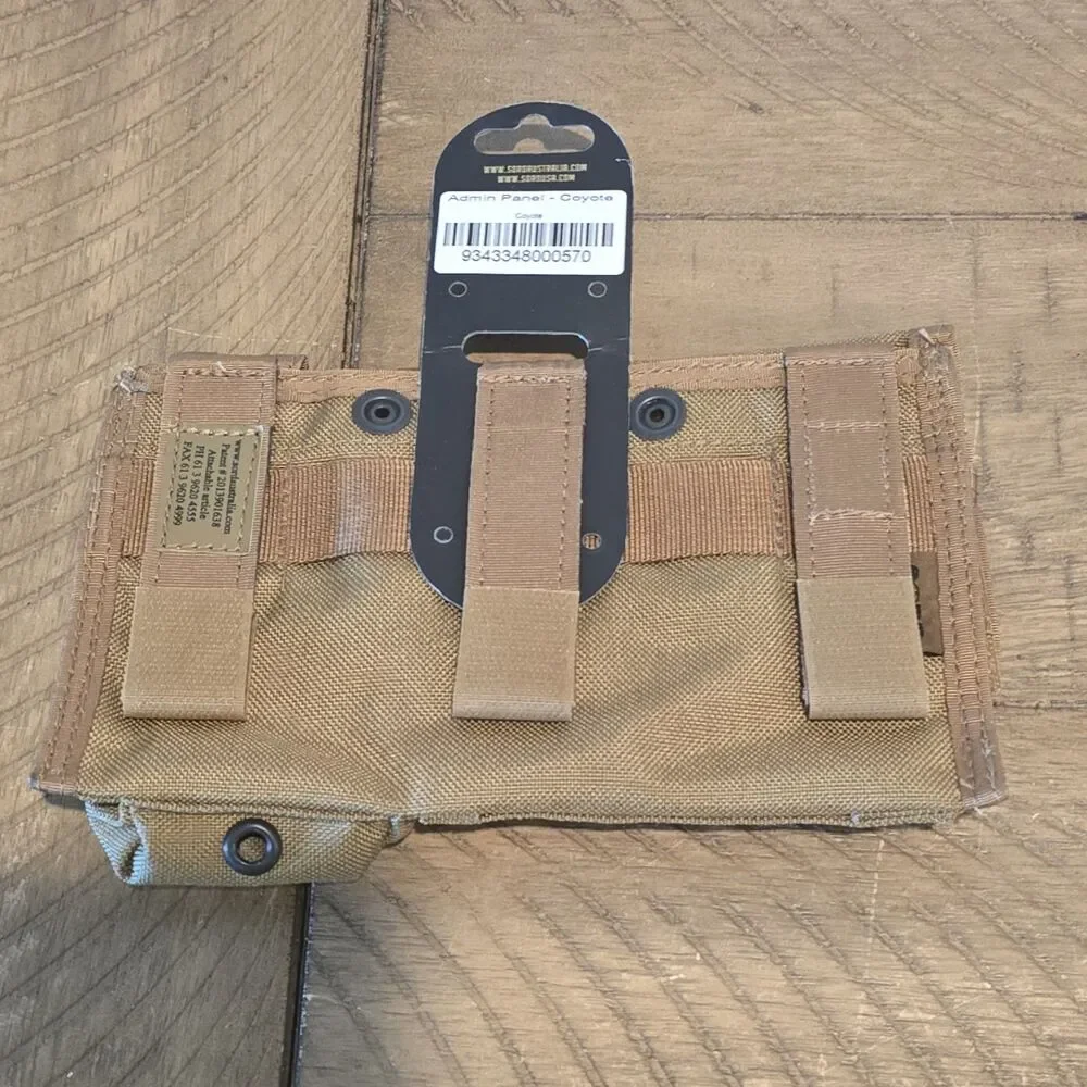 SORD ADMIN PANEL - TACTICAL ADMIN POUCH / COMMAND PANEL COYOTE Tan